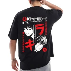 Death Note Oversized Anime T-Shirt – Embrace the Dark Side